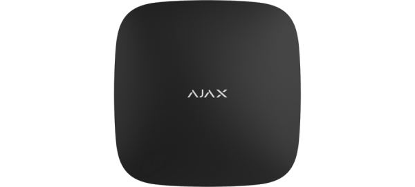 Ajax Hub - интеллектуальная централь системы безопасности c GSM и Ethernet. Цвет черный