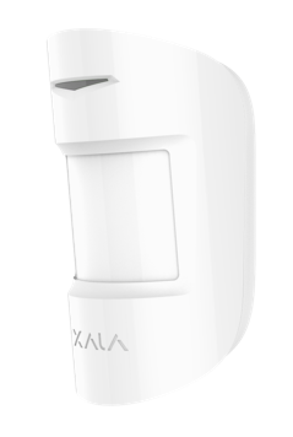 Ajax MotionProtect Plus - беспроводной датчик движения с микроволновым сенсором и иммунитетом к животным. Цвет белый