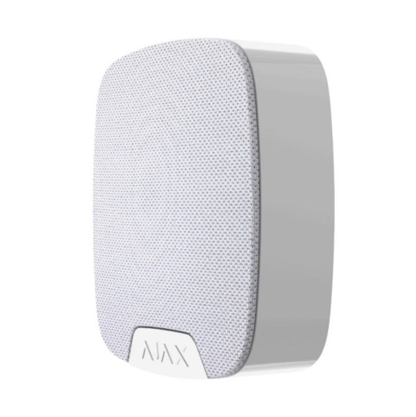 Ajax HomeSiren - беспроводная комнатная сирена. Цвет белый