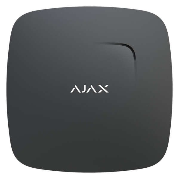 Ajax FireProtect Plus - беспроводной дымо-тепловой датчик с сенсором угарного газа и сиреной. Цвет черный