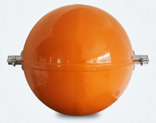 ШМ-ИМАГ-800-30,6-О - сигнальный шар-маркер для ЛЭП, 30,6 мм, 800 мм, оранжевый