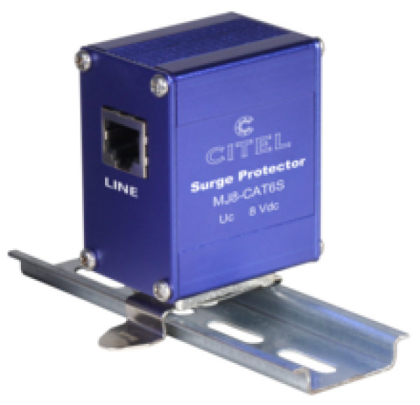 CITEL MJ8-CAT6S УЗИП для сети CAT6/Сеть 10Gigabit Ethernet, Cat.6 кабель/Разъем RJ45