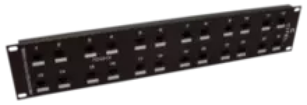 CITEL PCH12-C6 Групповой модуль защиты для монтажа в 19-дюймовую стойку. Защита 12 портов . Сеть 100/1000/10G BaseT, RS422, RS485, RS423, Ethernet