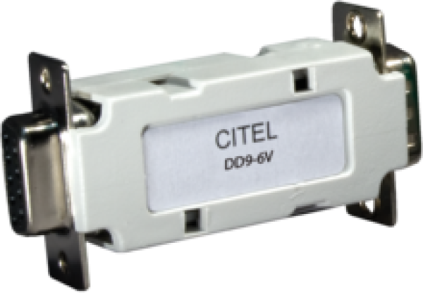 CITEL DD9-6V УЗИП с разъёмом D-Sub 9-пиновый разъем, сеть RS422, RS423, Макс. пропускная способность < 40 Mbps, UN 5VDC UC 6VDC