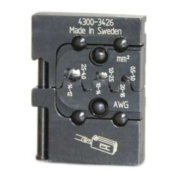 Pressmaster 4300-3426 - Матрица для опрессовки коннекторов типа Timer 0.5-1.0/1.0-2.5/2.5-4.0 мм²