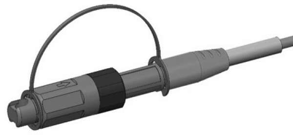 Ilsintech Hardened FSOC-5.0 - привариваемый усиленный коннектор для кабеля с круглым сечением (диам. 5.0 мм)