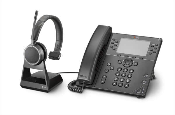 Plantronics Voyager 4210 Office-1 — беспроводная гарнитура для стационарного и мобильного телефонов (Bluetooth)