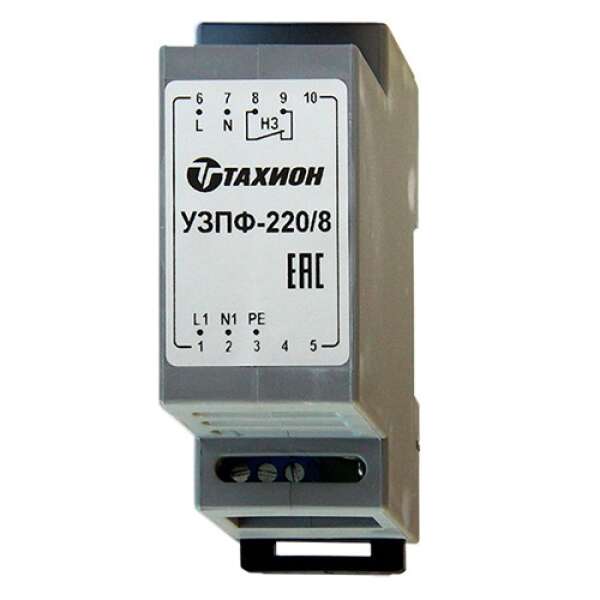 Тахион УЗПФ-220/8 - Устройство защиты от перенапряжения электропитания с фильтром УЗПФ-220/8