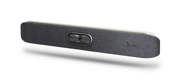 Polycom Studio X30 - Универсальная конференцкамера для маленьких комнат (камера: 4K, 4x, EPTZ, автонаведение, 120°; один динамик; LAN, HDMI, USB 3.0, WiFi, Bluetooth)