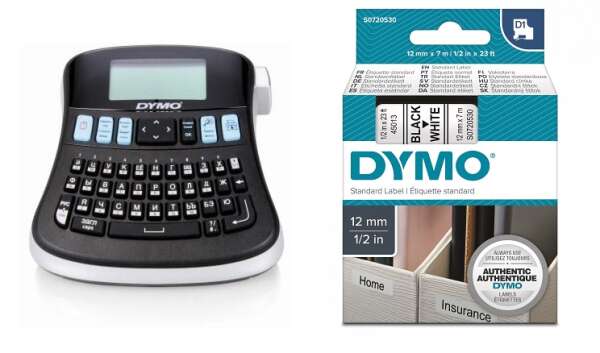 DYMO Label Manager 210D - комплект принтера для печати этикеток с лентами DY-S0720530K (акция)
