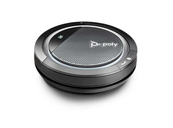Poly Calisto 5300 Microsoft — Bluetooth-спикерфон для ПК и мобильных устройств, USB-C, Microsoft Teams