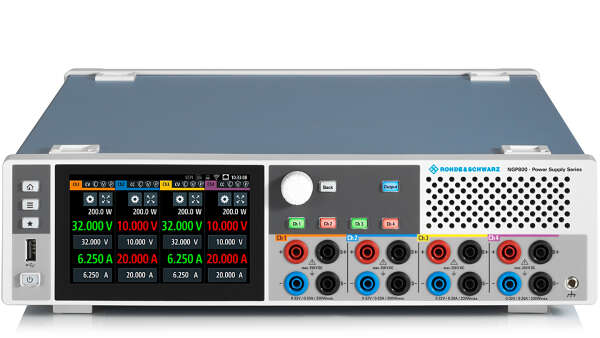 Rohde&Schwarz NGP804 - четырехканальный источник питания, 800 Вт, 32 В/20 А (код модели: 5601.4007.02)