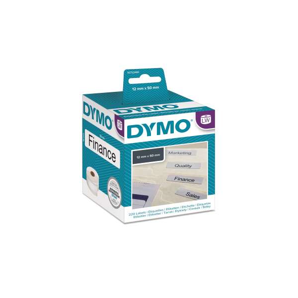 DYMO S0722460/99017 - этикетки для подвесных папок, 50х12 мм, 220 шт/рул