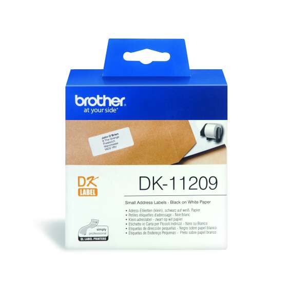 BROTHER DK-11209 - наклейки адресные малые 29х62 мм