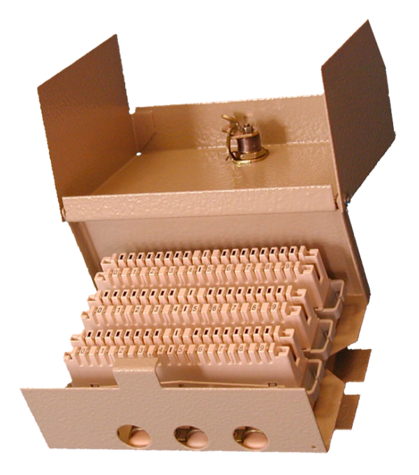 ССКТБ ТОМАСС КРТ-20/30 - коробка распределительная телефонная на 30 пар (пустая)