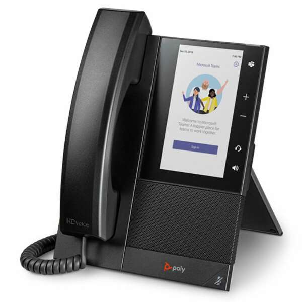 Poly CCX 500 - мультимедийный телефон с трубкой, для Microsoft Teams/SFB, POE, без БП