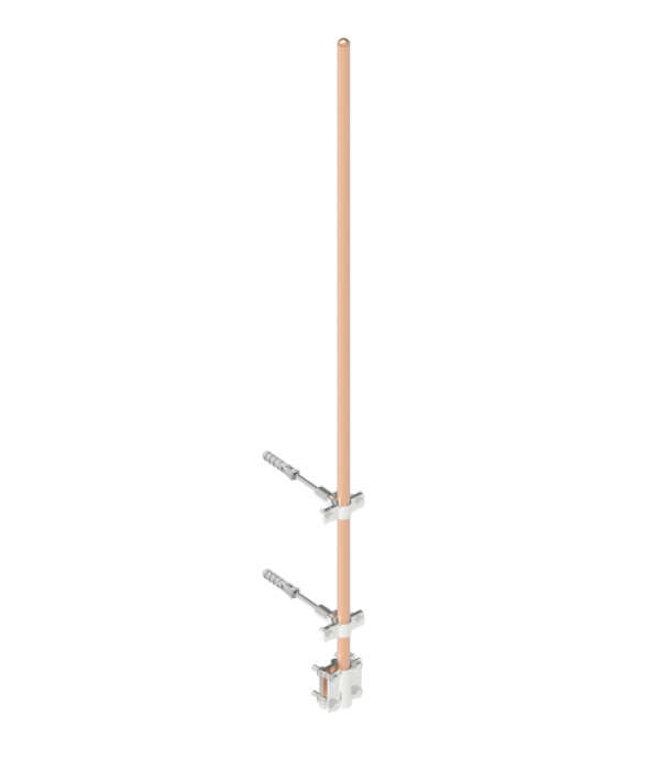 ДКС NL7100CU — Молниеприемник с держателями,1000 мм, медь
