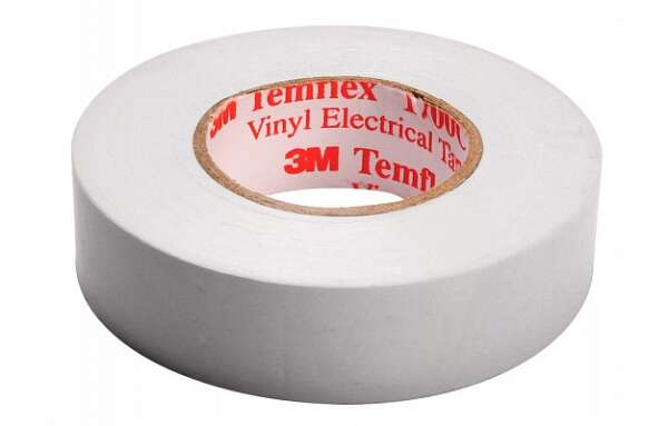 3M Temflex™ 1300 - изоляционная лента, белая, 19 мм х 20 м х 0,13 мм