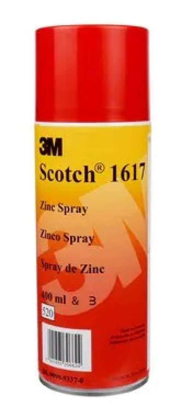 3M Scotch 1617 - цинковый аэрозоль для защиты металлоконструкций от коррозии, 400 мл