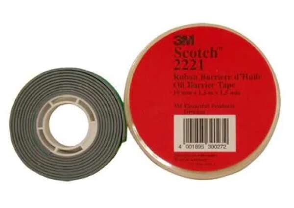 3M Scotch 2221 - маслоблокирующая лента для монтажа муфт на 6/10 кВ, 19 мм х 1,5 м