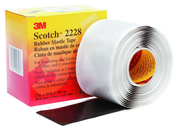 Электротехническая резиново-мастичная  лента Scotch 2228, 50мм х 3м