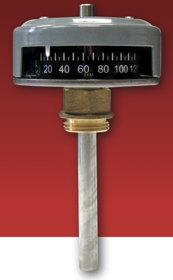 Qualitrol AKM 44611/48471 - термометр для монтажа на верхней плоскости оборудования