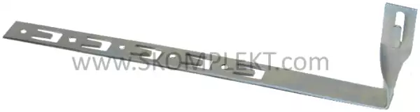 ZANDZ ZZ-202-008 - Держатель для круглого проводника на черепичной кровле (D6-10; по склону; 330 мм; оцинкованная сталь)