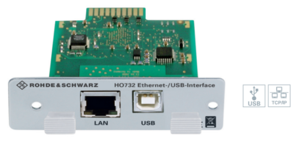 Rohde&Schwarz HO732 - сдвоенная интерфейсная плата Ethernet/USB для приборов серии: HMF, HMP, HMS, HMO, кроме серии HMO1002 (код опции: 5800.3209.02)