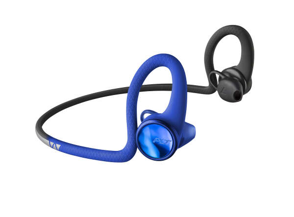 Poly BackBeat Fit 2100 Blue — Беспроводная Bluetooth-гарнитура (стерео, спорт, защита от влаги и дождя, синий)