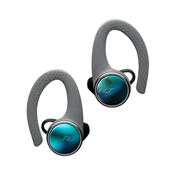 Poly BackBeat Fit 3100 Grey — Беспроводная Bluetooth-гарнитура (стерео, спорт, защита от влаги и дождя, серый)