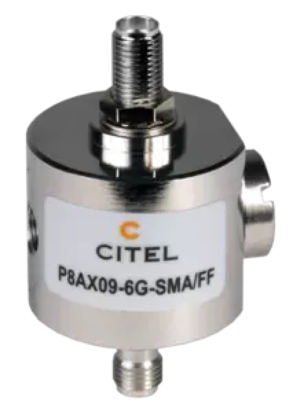 CITEL P8AX09-6G-SMA/FF ВЧ коаксиальное устройство защиты / Разъем : SMA/ Iimp-1 kAIn-5 kA Imax-20kA / Сопротивление 50 ohms
