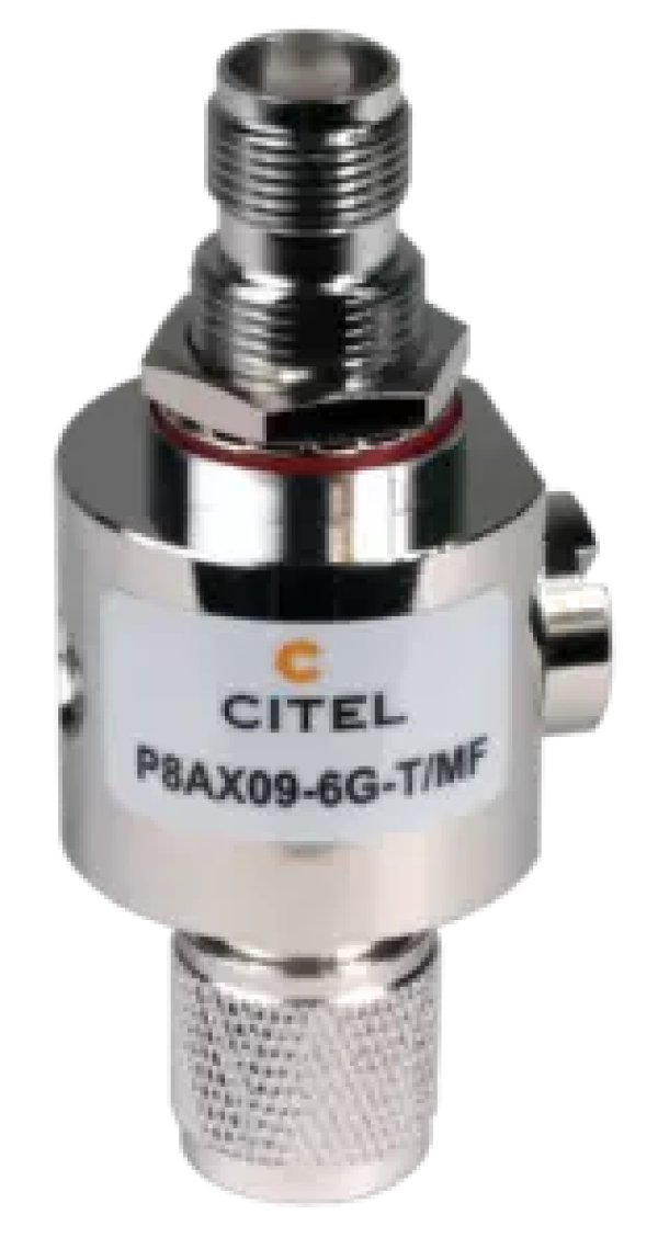 CITEL P8AX09-6G-T/MF ВЧ коаксиальное устройство защиты / Разъем : TNC/ Iimp-1 kAIn-5 kA Imax-20kA / Сопротивление 50 ohms