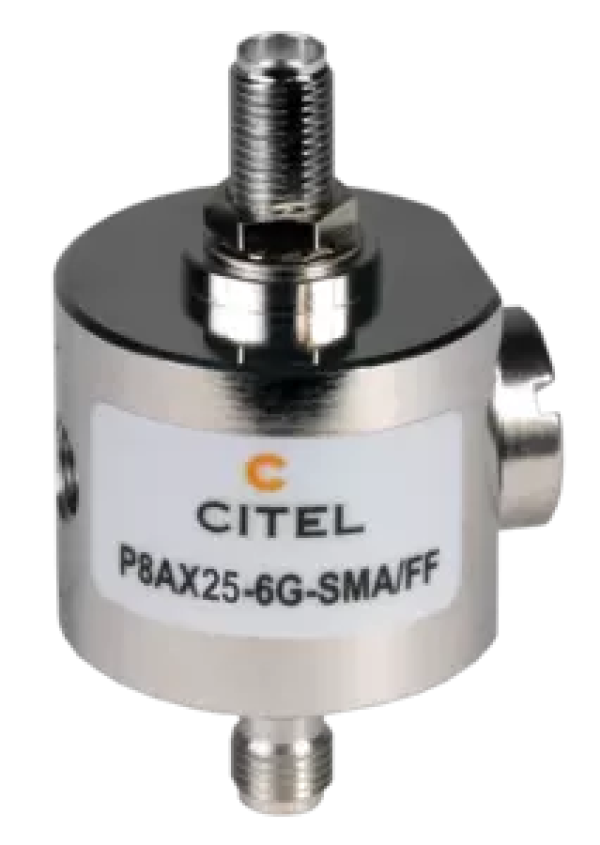 CITEL P8AX25-6G-SMA/FF ВЧ коаксиальное устройство защиты / Разъем : SMA/ Iimp-1 kAIn-5 kA Imax-20kA / Сопротивление 50 ohms