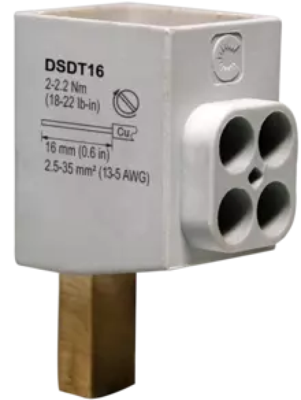 CITEL DSDT16 Клеммный адаптер для 'V'- образного подключения Улучшенное подключение для наибольшей эффективности 2 x 35 мм² соединение проводов