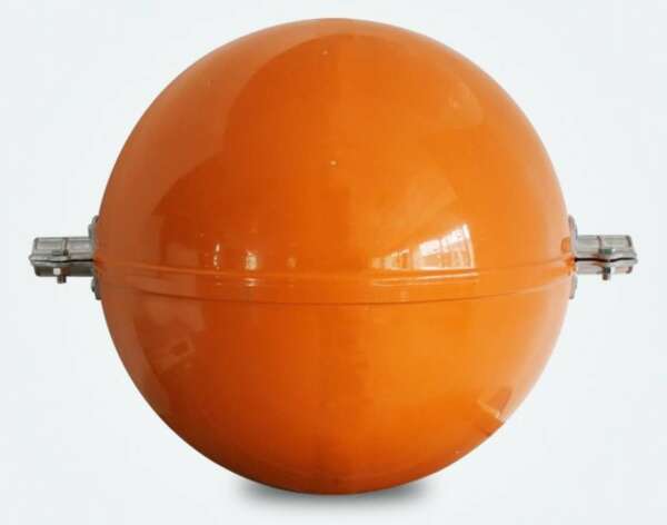 ШМ-ИМАГ-300-O - сигнальный шар-маркер для ЛЭП, 11 мм, 300 мм, оранжевый