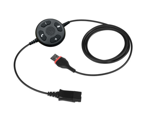 VoiceXpert VXH-A10P — шнур-переходник QD на USB-A (QD-Plantronics/USB-A, 4 кнопки)