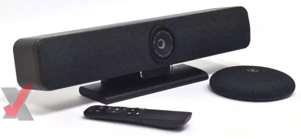 VoiceXpert VXV-310-UMS - видеобар, 4K HD, обзор 116°, автонаведение, микрофонный массив, динамик, USB-порт, внешний микрофон, ПДУ