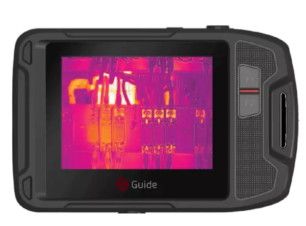 Guide P120V - Карманная тепловизионная камера,  -20°C-150°C, 100°C-400°C, ИК разрешение 120x90, поле зрения  50°×38° Тип детектора VOx