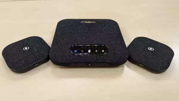 VoiceXpert VXA-211-W - USB/Bluetooth спикерфон с комплектом беспроводных микрофонов, DSP аудио, Hi-Fi динамик, встроенный аккумулятор