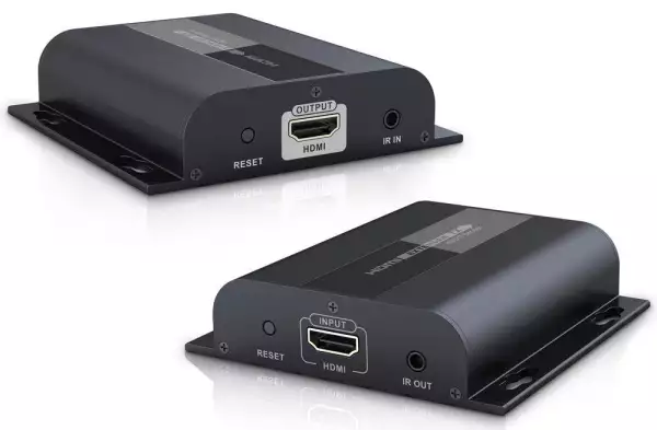 Lenkeng LKV383 - Удлинитель HDMI поверх IP до 120 м с ИК (HDMI over IP), без коробки
