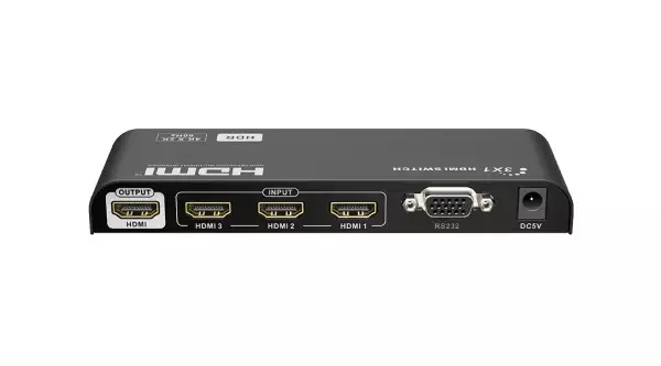 Переключатель 3 в 1 HDMI, 4K, HDMI 2.0, RS232 Lenkeng LKV301-V2.0