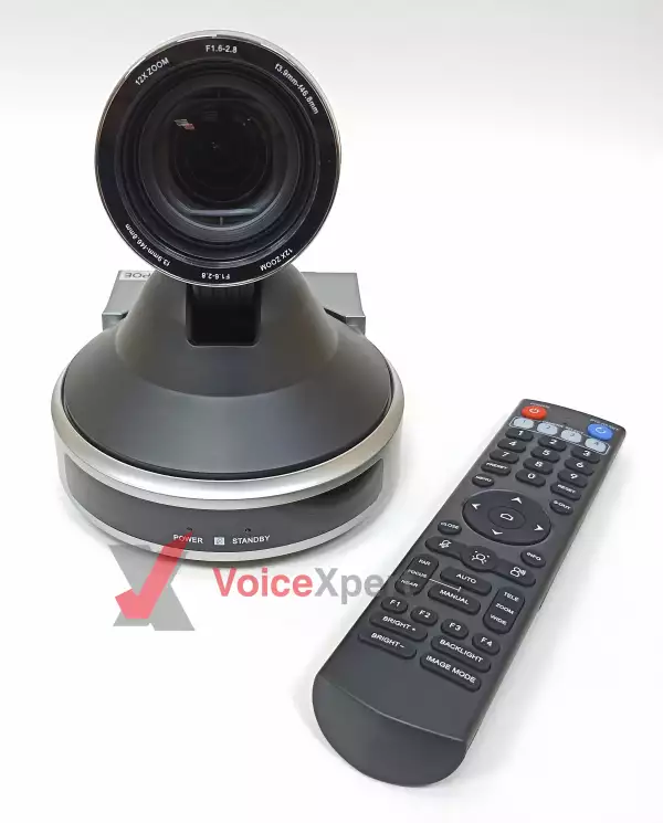 VoiceXpert VXV-330 - PTZ-камера, HD-видео, оптический зум 12x, SDI, IP, подключение HDMI, USB 3.0, питание PoE