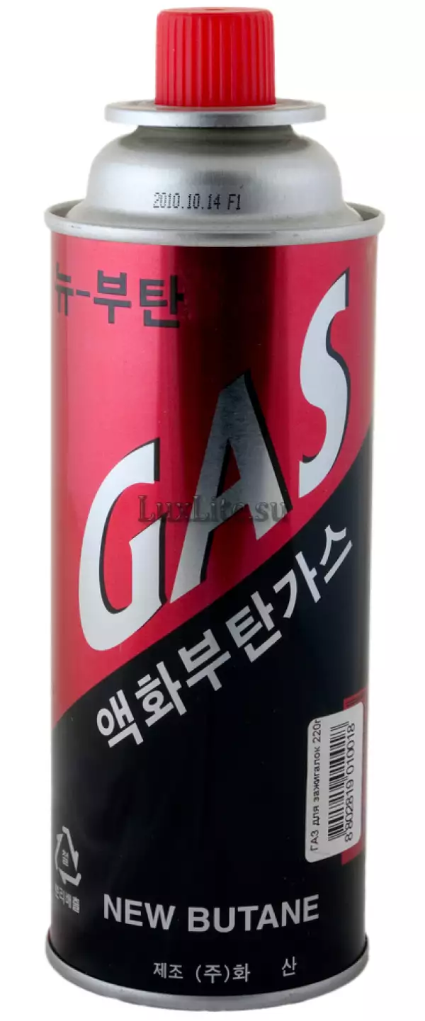 Газ для горелок GAS 220мл New butane, HWASAN