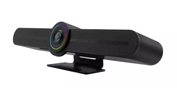 VoiceXpert VXV-212-UMS - компактный видеобар 4K UltraHD видео, угол обзора 105°(до 120°), автокадрирование, микрофонный массив, динамик, USB-подключение