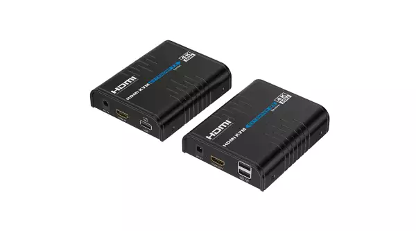 Удлинитель KVM HDMI по витой паре CAT5/5E/6, 4K60, до 120 м Lenkeng LKV473KVM