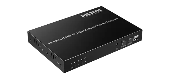 Lenkeng LKV401MV-4K-V2.0 — Переключатель 4×1 HDMI, 4K
