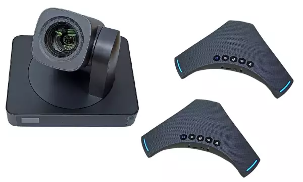 VoiceXpert VXV-361-KIT - комплект оборудования для больших конференц-комнат, состав комплекта: PTZ-камера VXV-361-UHD и спикерфоны VXA-212-UBE