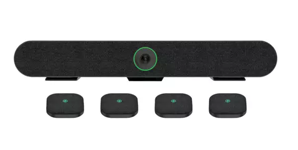 VoiceXpert VXV-313-KITW - видеобар 4K HD, зум: 3x оптический, 5x ePTZ, угол обзора 120°, Ai автонаведение, USB подключение, 4 беспроводных микрофона