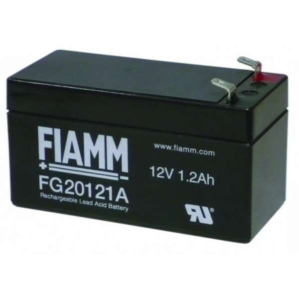 FIAMM FG 20121A - батарея аккумуляторная серии FG (12 В, 1,2 Ач, 97х42х51 мм, 0,6 кг)
