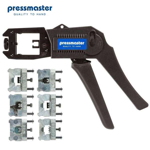 PressMaster PMP 4080 – профессиональный инструмент для опрессовки модульных разъемов при помощи сменных матриц (без матриц)
